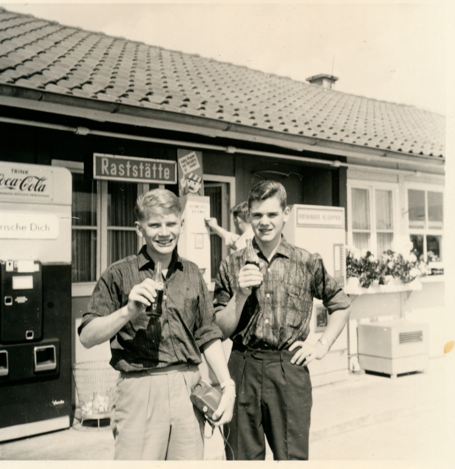 Busrejse 1963 - Rasteplads